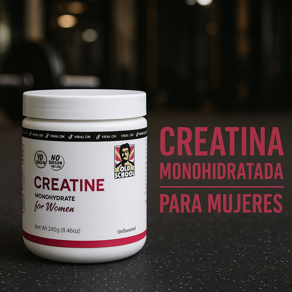 MONOHIDRATO DE CREATINA PARA MUJERES CON COLAGENO